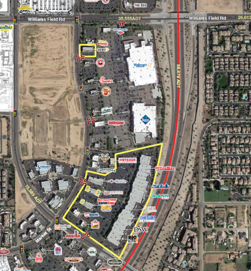 San Tan Village Marketplace Aerial - Vestar - A Shopping Center Company